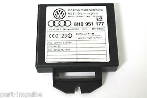 Original Audi A4 S4 8H B7 Alarma Obsevación Interiores Movimiento 8H0951177