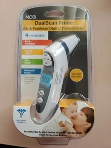 MOBI DUAL SCAN EAR N FOREHEAD DIGITAL THERMOMETER NEW - Picture 1 of 4