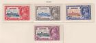 (F194-74) 1935 Barbados set of 4stamps KGV silver jubilee MH (BX)  (JB10)