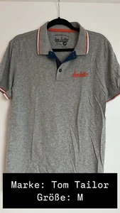 Herren Poloshirt von Tom Tailor in Größe M in Grau - Bild 1 von 1