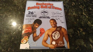 Michael Spinks Fitz "The Whip" Vanderpool Signed Hall of Fame Program COA BUF - Picture 1 of 1