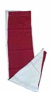 Lot de 12 FANIONS de PROCESSION rouge liturgie catholique XIX cousus main - Picture 1 of 3
