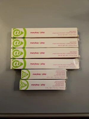 Lot of 9, Mary Kay At Play Eye Crayon, Lip Crayon, Bold Fluid Eyeliner, Lipgloss - Image 1 of 4