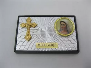 Medugorje Virgin Mary Magnet Retro Vintage Religious Refrigerator Fridge Magnets - Picture 1 of 4