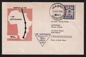 OPC 1962 Erstflug Lufthansa Khartum nach Johannesburg 43836 - Bild 1 von 2