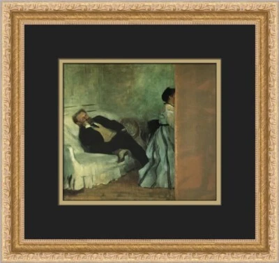 Impresión enmarcada personalizada Edgar Degas Monsieur and Madame Manet Foto 1 de 2