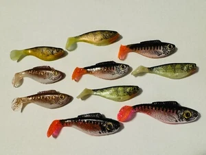 NUEVO Luck-E-Strike Shad Minnow Swimbait Mix DOS-2 1/2" Y 8 2" Mix 10 Pack - Imagen 1 de 1