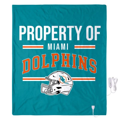 Manta térmica exclusiva FOCO NFL Miami Dolphins, 50"x60" Foto 1 de 4