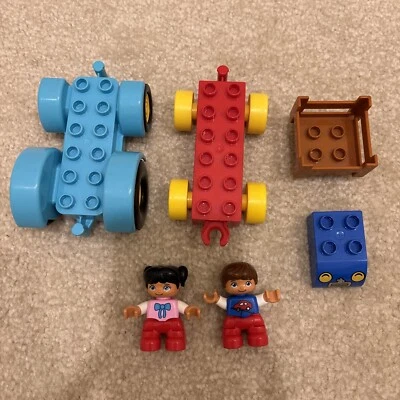 LEGO Duplo 10615 My First Tractor Toy Building Set Tractor Figures Basket - Image 1 of 4