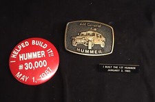 Military HUMMER M998 Memorabilia 3 pc Set
