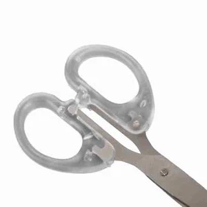 Craft Scissors Clear Frosted Handle Comfortable Grip Portable Paper Fabric S LLI - Picture 1 of 16