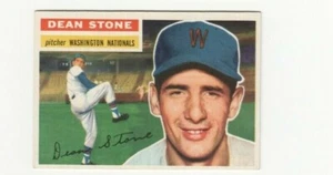 1956 Topps #87 WB Dean Stone, Washington Nationals, EX-MT, nice - Picture 1 of 2