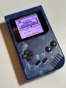 Nintendo Game Boy DMG Original con Q5 IPS LCD ~ Original Gris o Azul Neptuno - Imagen 1 de 17