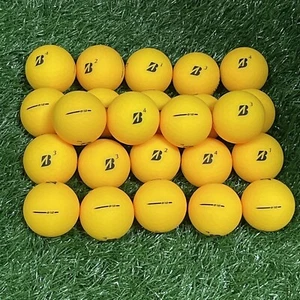 12 Matte Bridgestone Yellow e12 Mix Used Golf Balls - 4A Grade AAAA - Picture 1 of 4
