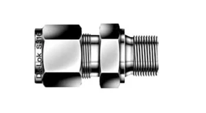 1" Tube x 1" MNPT 316ss Bonded Gasket Seal Male Connector Dk-Lok DMC16-16G-S - Picture 1 of 2