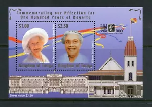 Hoja T571 Tonga 2000 Royalty Queens MNH - Imagen 1 de 1