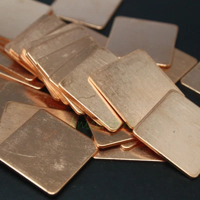 10X 20mm*20mm*1.2mm Copper Heatsink Pad Shim For Laptop GPU VGA Chipset Cooling - Image 1 of 4