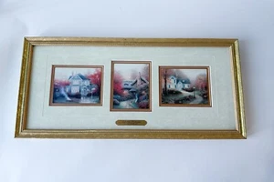 THOMAS KINKADE Autumn Moments DREIFACH GERAHMTE DRUCKE - Bild 1 von 9