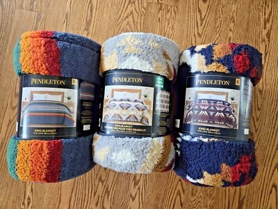 PENDELTON Reversable Queen/King Blankets Variety NEW Sealed - Image 1 of 4