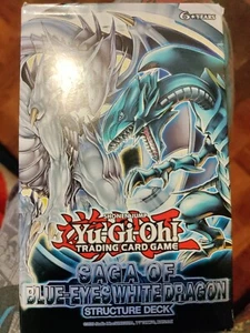 2020 Yu-Gi-Oh, Saga of Blue-Eyes White Dragon Structure Deck, ungeöffnete Box - Bild 1 von 2