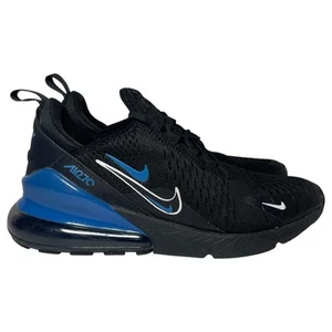 Nike Air Max 270 Multi-Swoosh Black Marina Blue FB8032-001 Size 7Y Womens 8.5 US - Picture 1 of 15