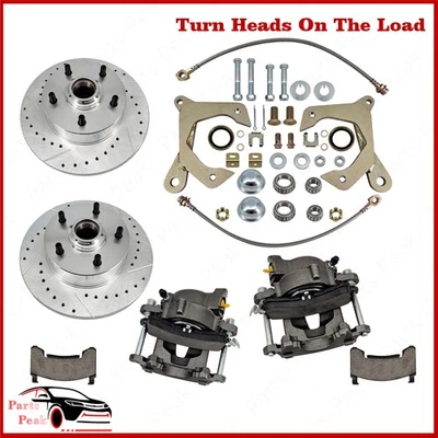 New Front Disc Brake Kit For Chevrolet Bel Air Del Ray 1955 1956 1957 - Image 1 of 4