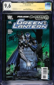 Green Lantern #43 CGC x JSA 9.6 DC Comics 2009 signiert Johns & Mahnke schwarze Hand - Bild 1 von 2