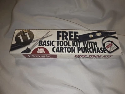 老式香烟纪念品基本香烟品牌工具套装带盒  — 第 1/4 张图片