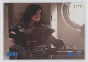 2020 Topps Star Wars Authentics Blue 15/25 Gina Carano as Cara Dune #A-GC 0c3 - Zdjęcie 1 z 3