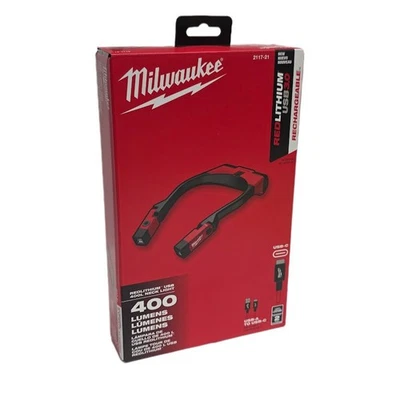 Milwaukee 2117-21 Cordless REDLITHIUM USB 400L Neck Light - Image 1 of 2