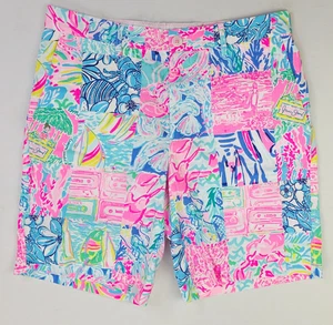 Pantalones Cortos Lilly Pulitzer Talla 32 Para Hombres Multicolor 9 Pulgadas Entrepierna Algodón Beaumont Nuevos con Etiquetas - Imagen 1 de 12