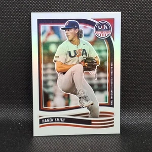 2024 Panini Stars & Stripes USA Hagen Smith Chicago White Sox Baseball #67 - Foto 1 di 2