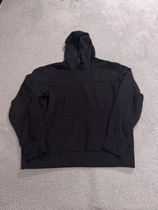 Nike Hoodie Mens Medium Black Pullover Sweatshirt Dri Fit Running Outdoors - Picture 1 of 9