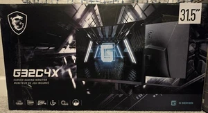 MSI G32C4X 32" Gaming Monitor, 1920 x 1080 (FHD) Curved Gaming Monitor - Picture 1 of 7