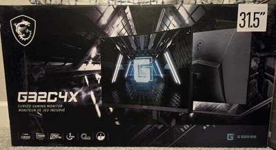 MSI G32C4X 32" Gaming Monitor, 1920 x 1080 (FHD) Curved Gaming Monitor - Image 1 of 4