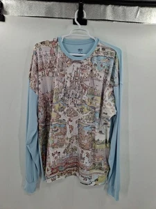 Disney 50th Anniversary Retro Vault Map Shirt XXL - Picture 1 of 13