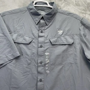 Boy Scouts of America Shirt Mens Large Scoutwear Adventure Uniform UPF 40 vented - Picture 1 of 16