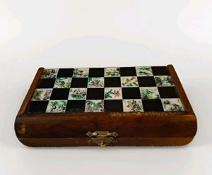 Juego de Ajedrez Chino Xiangqi Todas las Piezas Buen Estado Un Fondo Falta Material - Imagen 1 de 11