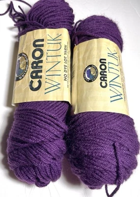 CARON  WINTUK YARN. 1+pk. VIOLET. I Combine Shipping, Read Details. - Image 1 of 3