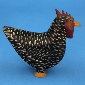 Huston Clark Sieburth Wood Carving Chicken Signed Numbered #140/500 Dated 4/'89 - Picture 1 of 9
