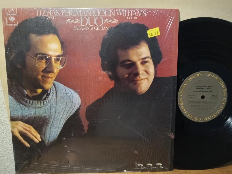Itzhak Perlman, John Williams, Paganini - Duos for Violin Guitar, LP NM SHRINK - Image 1 of 4