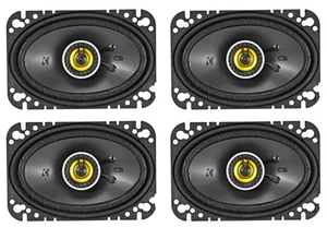 (4) KICKER 46CSC464 4x6" 300 Watt 4-Ohm 2-Way Car Audio Speakers CSC464 - Picture 1 of 10