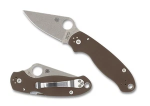 Cuchillo Spyderco Para 3 Sprint Run C223GPBN15V Marrón G-10 CPM 15V Cuchillos de Bolsillo - Imagen 1 de 1