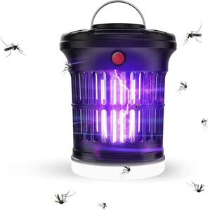 Bug Zapper Mosquito Outdoor,30W Killer Outdoor IPX4 BLACK - Picture 1 of 8