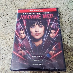 Madame Web DVD Digital New Sealed Dakota Johnson Marvel Superhero Movie 2024 - Imagen 1 de 6