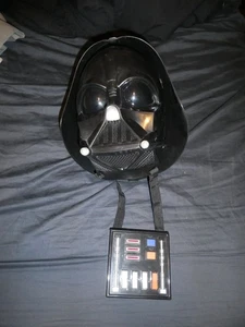 Star Wars 2004 Lucas Film Darth Vader Voice Changer Helmet TESTED & WORKS!! - Picture 1 of 9