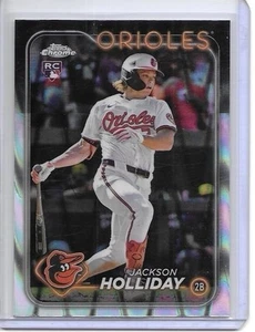2024 Topps Chrome Update Series - Jackson Holliday #USC200 RayWave Refractor... - Picture 1 of 2
