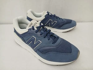 New Balance Classics Men's 997H Athletic Sneakers CM997HQO Blue White Sz 9.5 - Picture 1 of 10