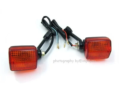 Pair Front turn signal indicator Left Right for Honda XL600R 83-87 XR250L 91-96  Foto 1 de 2