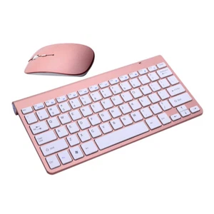 2 .4G Kabelloses Tastatur- -Set Computertastatur Tablet-Tastatur - Photo 1/12